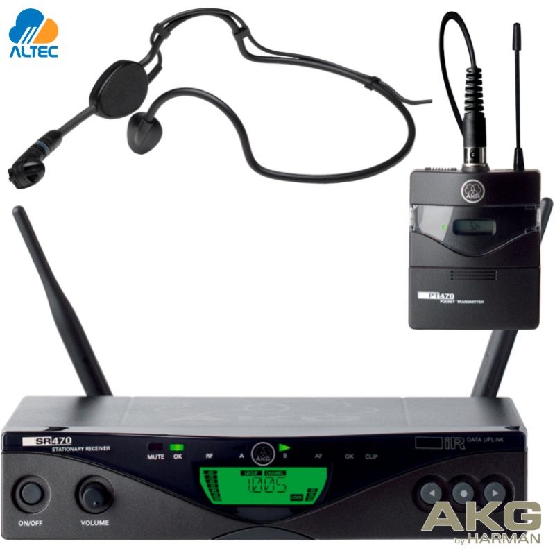 AKG WMS470 SPORTS SET - sistema inalámbrico de vincha o diadema