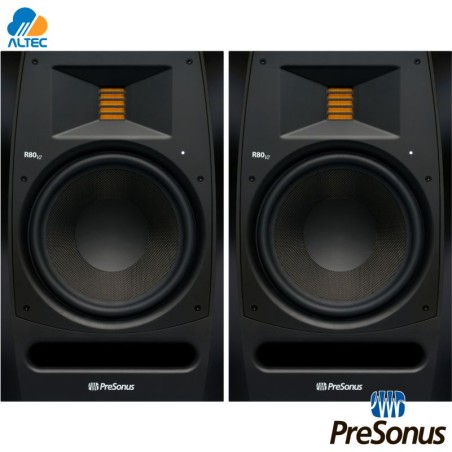 Presonus R80 V2, par de monitores de estudio de 8"