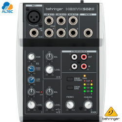 Behringer XENYX 502S - mezclador de 5 entradas con interfaz USB