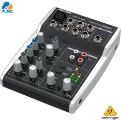 Behringer XENYX 502S - mezclador de 5 entradas con interfaz USB