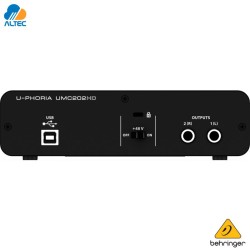 Behringer U-PHORIA UMC202HD - interfaz de audio 2x2 USB