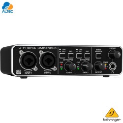 Behringer U-PHORIA UMC202HD - interfaz de audio 2x2 USB