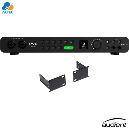 Audient EVO16 + RACKI KIT - interfaz de audio 24x24 USB con rack