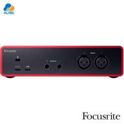 Focusrite Scarlett 2i2 4ta Gen Interfaz USB-C 2x2 con Loopback