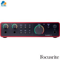 Focusrite Scarlett 2i2 4ta Gen Interfaz USB-C 2x2 con Loopback