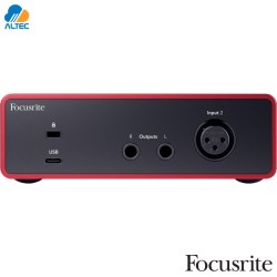 Focusrite Scarlett Solo 4ta Gen Interfaz USB-C para Voz e Instrumento