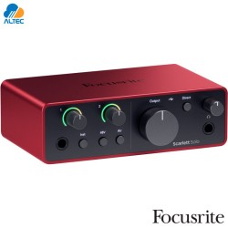 Focusrite SCARLETT SOLO 4GEN - interfaz de audio 2x2 USB