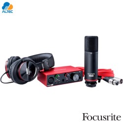 Focusrite SCARLETT SOLO STUDIO 3GEN - paquete de grabacion con interfaz de audio 2x2 USB