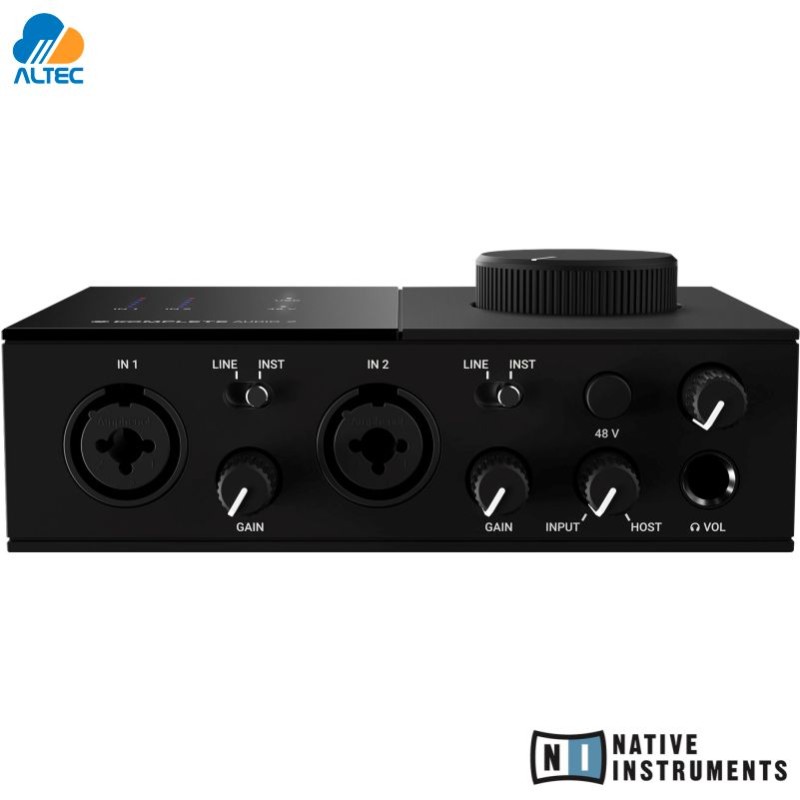 NI KOMPLETE AUDIO 2 - interfaz de audio 2x2 USB