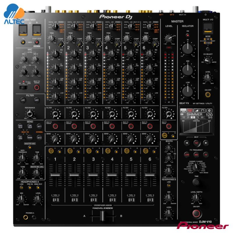 Pioneer dj DJM-V10 - mezcladora dj profesional de 6 canales