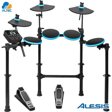 Alesis DM Lite Kit - Batería electrónica con pads LED y rack plegable