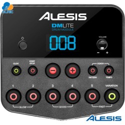Alesis DM Lite Kit - Batería electrónica con pads LED y rack plegable