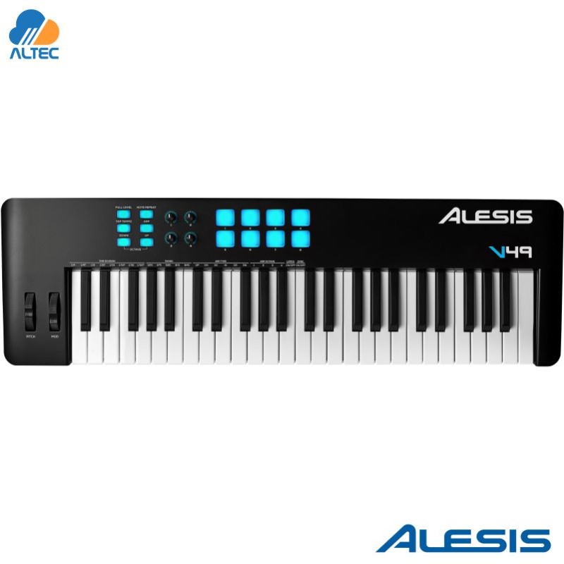 Alesis V49 MKII - Controlador MIDI USB de 49 teclas y pads RGB