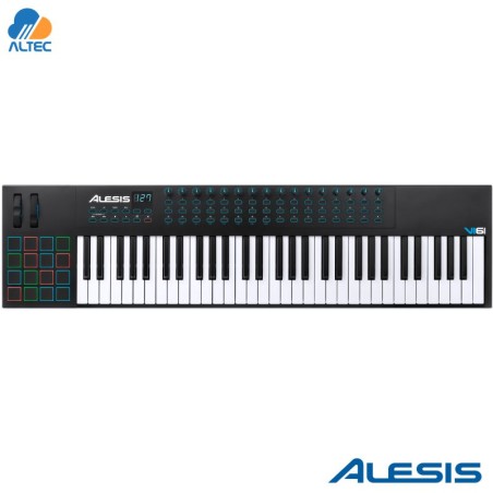 Alesis VI61 - Controlador MIDI 61 teclas semi contrapesadas