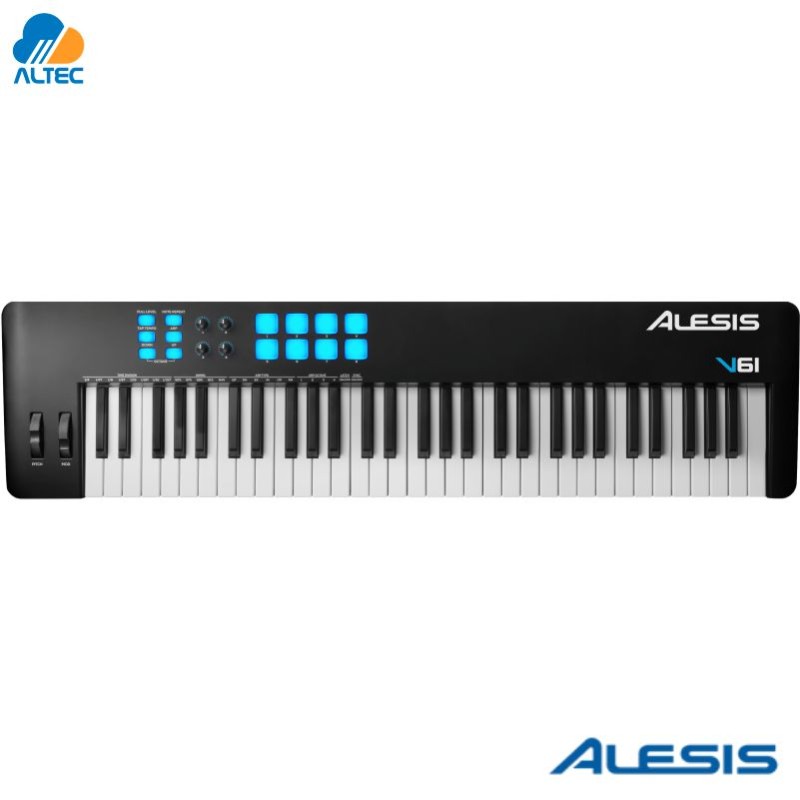 Alesis V61 MKII - Controlador MIDI USB de 61 teclas con pads RGB