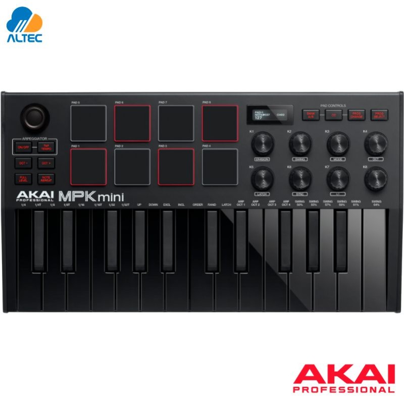 AKAI MPK Mini MK3 Controlador MIDI USB de 25 Teclas
