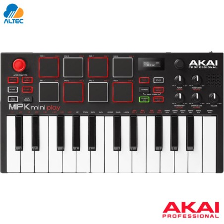 AKAI MPK Mini Play Teclado MIDI portátil con sonidos integrados