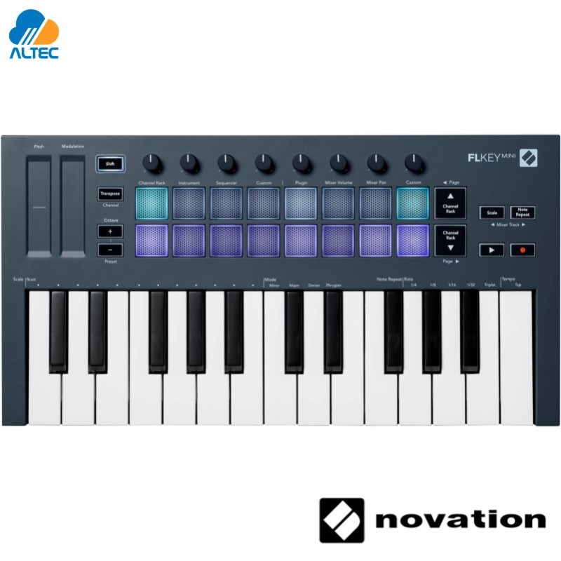 Novation FLKEY MINI - teclado MIDI USB de 25 teclas