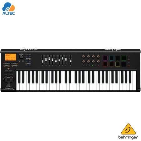 Behringer MOTOR 61 - teclado MIDI USB de 61 teclas