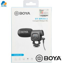 Boya BY-BM3011 - micrófono de escopeta para cámaras de video
