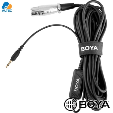 Boya BY-BCA6 - cable de microfono TRRS 3.5mm a XLR