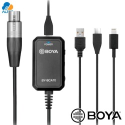 Boya BY-BCA70 - adaptador de audio XLR a dispositivos moviles