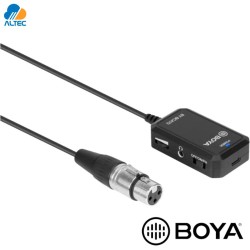 Boya BY-BCA70 - adaptador de audio XLR a dispositivos moviles