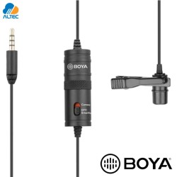 Boya BY-M1 - micrófono de solapa para celulares, laptops, camaras