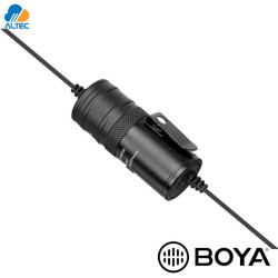 Boya BY-M1 PRO - micrófono de solapa para celulares, laptops, camaras