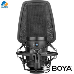 Boya BY-M1000 - micrófono condensador de estudio de gran diafragma