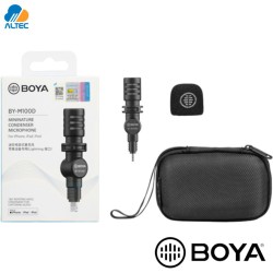 Boya BY-M100D - micrófono para dispositivos moviles iphone o ipad conector lightning