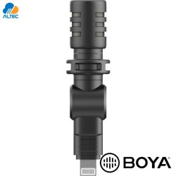 Boya BY-M100D - micrófono para dispositivos moviles iphone o ipad conector lightning