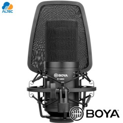 Boya BY-M800 - micrófono condensador de estudio de gran diafragma