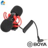 Boya BY-MM1 - micrófono de escopeta para celulares, laptops, camaras