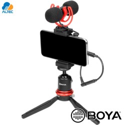 Boya BY-MM1 PRO - micrófono de capsula-dual para celulares, laptops, camaras
