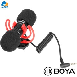 Boya BY-MM1 PRO - micrófono de capsula-dual para celulares, laptops, camaras