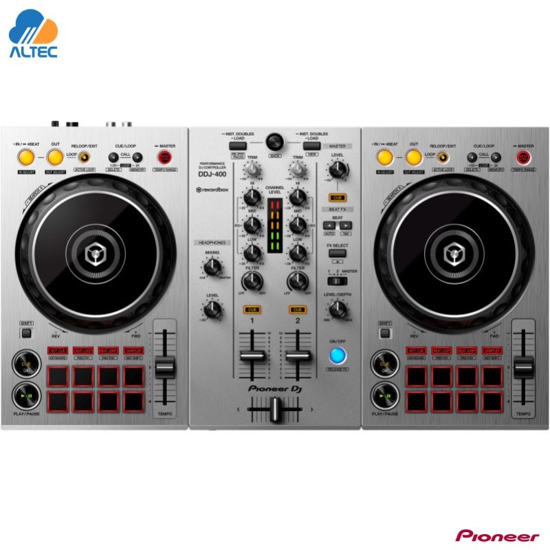 Pioneer DDJ-400-S - controlador dj para rekordbox
