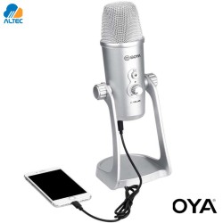 Boya BY-PM700SP - micrófono usb de escritorio para computadoras y celulares