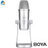 Boya BY-PM700SP - micrófono usb de escritorio para computadoras y celulares