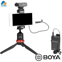 Boya BY-WM4 PRO - micrófono digital inalambrico para celulares, laptops y camaras