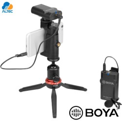 Boya BY-WM4 PRO - micrófono digital inalambrico para celulares, laptops y camaras