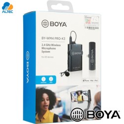 Boya BY-WM4 PRO-K3 - micrófono digital inalambrico para dispositivos con conector lightning