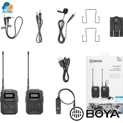 Boya BY-WM6S - sistema inalambrico UHF para camaras, smartphones, computadoras