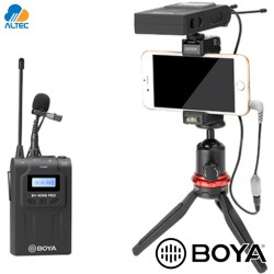 Boya BY-WM8 PRO-K1 - microfono de solapa inalambrico digital UHF de doble canal