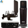 Rode NT1 & AI-1 - interfaz de audio 1x2 USB kit de grabacion