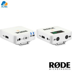 Rode WIRELESS GO blanco - sistema de micrófono inalambrico compacto