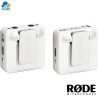 Rode WIRELESS GO blanco - sistema de micrófono inalambrico compacto