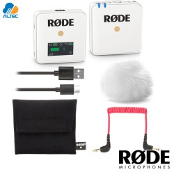 Rode WIRELESS GO blanco - sistema de micrófono inalambrico compacto