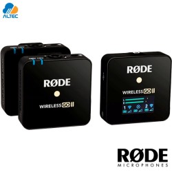 Rode WIRELESS GO II - sistema dual de micrófono inalambrico compacto