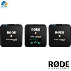 Rode WIRELESS GO II - sistema dual de micrófono inalambrico compacto